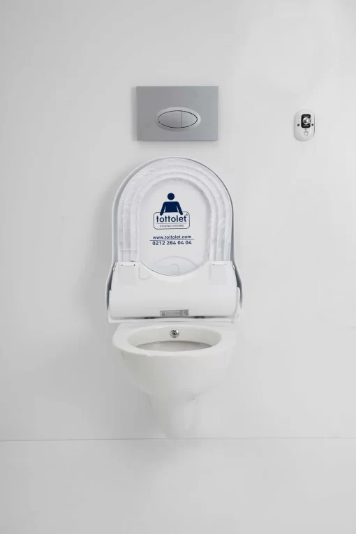 Tottolet® Butonlu (AKÜLÜ) - Otomatik Hijyenik Klozet Kapak Sistemi - Görsel 7