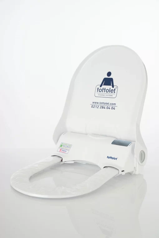 Tottolet® Butonlu (AKÜLÜ) - Otomatik Hijyenik Klozet Kapak Sistemi - Görsel 4