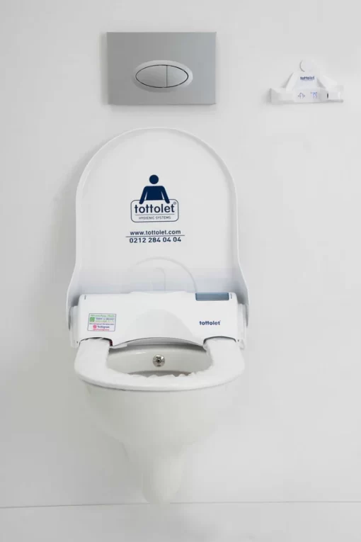 Tottolet® Ledsörlü (ELEKTRİKLİ) - Otomatik Hijyenik Klozet Kapak Sistemi - Görsel 2