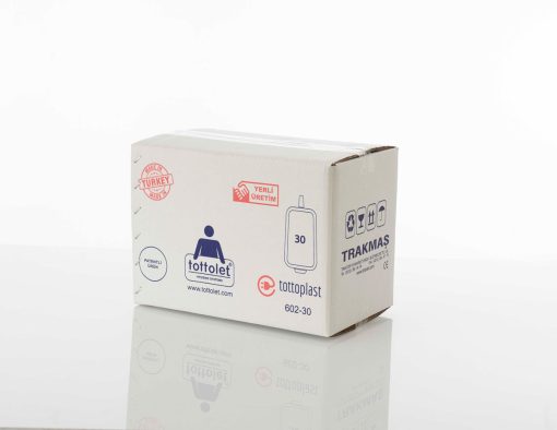 Tottoplast® - Tottolet Hijyenik Klozet Kapak Rulosu 30’lu - 1 Koli 30 Rulo (Elektrikli Tottolet uyumlu)