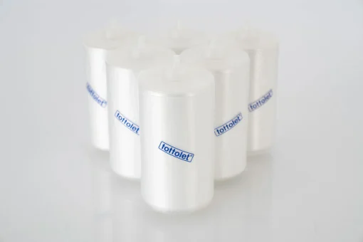 Tottoplast® - Tottolet Hijyenik Klozet Kapak Rulosu 30’lu - 1 Koli 30 Rulo (Elektrikli Tottolet uyumlu) - Görsel 4