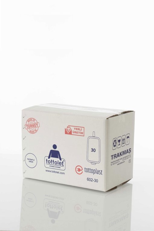 Tottoplast® - Tottolet Hijyenik Klozet Kapak Rulosu 30’lu - 1 Koli 30 Rulo (Elektrikli Tottolet uyumlu) - Görsel 2
